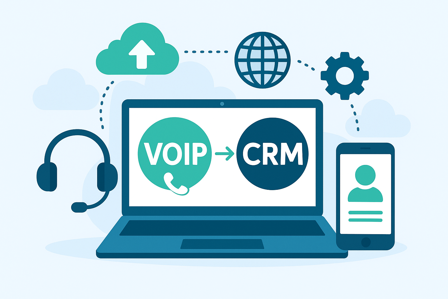 Abstract network diagram representing integrations